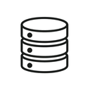 icon_technology_database_minimal_outline icon preview