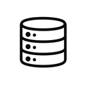 icon_technology_database_monochrome icon preview
