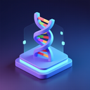 icon_technology_dna_strand_3d_isometric icon preview