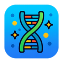 icon_technology_dna_strand_cartoon icon preview