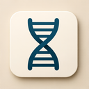icon_technology_dna_strand_elegant icon preview