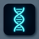 icon_technology_dna_strand_glow_effect icon preview