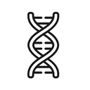 icon_technology_dna_strand_line_art icon preview