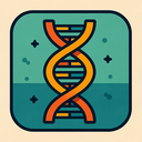 icon_technology_dna_strand_retro icon preview