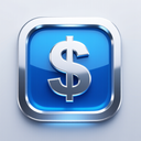icon_technology_dollar_sign_metallic icon preview