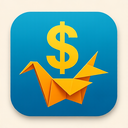 icon_technology_dollar_sign_origami icon preview