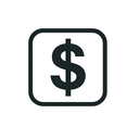 icon_technology_dollar_sign_thin icon preview
