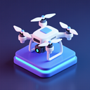icon_technology_drone_3d_isometric icon preview