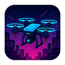 icon_technology_drone_cyberpunk icon preview