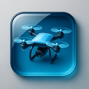 icon_technology_drone_glassy icon preview