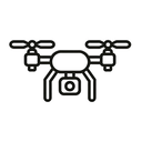 icon_technology_drone_minimal_outline icon preview