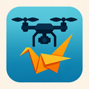 icon_technology_drone_origami icon preview