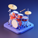 icon_technology_drum_3d_isometric icon preview