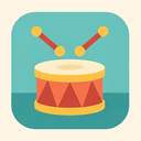 icon_technology_drum_flat_pastel icon preview