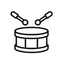 icon_technology_drum_line_art icon preview