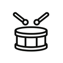 icon_technology_drum_monochrome icon preview