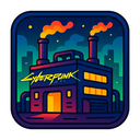 icon_technology_factory_cyberpunk icon preview