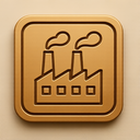 icon_technology_factory_embossed icon preview