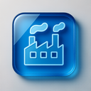 icon_technology_factory_glassy icon preview