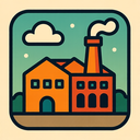 icon_technology_factory_retro icon preview