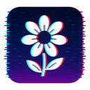 icon_technology_flower_digital_glitch icon preview