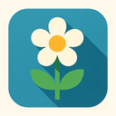 icon_technology_flower_flat_design icon preview