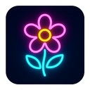 icon_technology_flower_neon icon preview