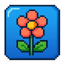 icon_technology_flower_pixel_art icon preview