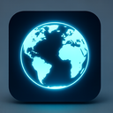 icon_technology_globe_glow_effect icon preview