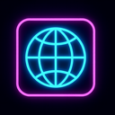 icon_technology_globe_neon icon preview