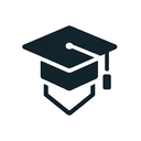 icon_technology_graduation_cap_asymmetrical icon preview