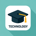 icon_technology_graduation_cap_flat_design icon preview