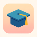 icon_technology_graduation_cap_flat_pastel icon preview