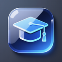 icon_technology_graduation_cap_glassy icon preview