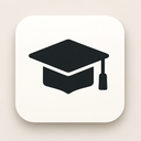 icon_technology_graduation_cap_minimalist icon preview