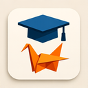 icon_technology_graduation_cap_origami icon preview