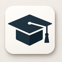icon_technology_graduation_cap_sharp_edges icon preview