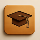 icon_technology_graduation_cap_wooden icon preview