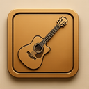 icon_technology_guitar_embossed icon preview