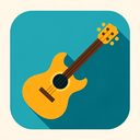 icon_technology_guitar_flat_design icon preview