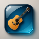icon_technology_guitar_glassy icon preview