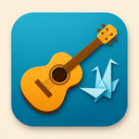 icon_technology_guitar_origami icon preview