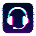 icon_technology_headphones_digital_glitch icon preview