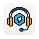icon_technology_headphones_geometric icon preview