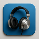 icon_technology_headphones_metallic icon preview