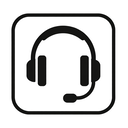 icon_technology_headphones_monochrome icon preview