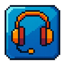 icon_technology_headphones_pixel_art icon preview