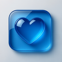 icon_technology_heart_glassy icon preview