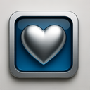 icon_technology_heart_metallic icon preview