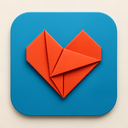 icon_technology_heart_origami icon preview